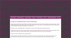 Desktop Screenshot of gastro-ostransky.cz